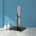 Metallic Trolly Stand With lock For Smart Board