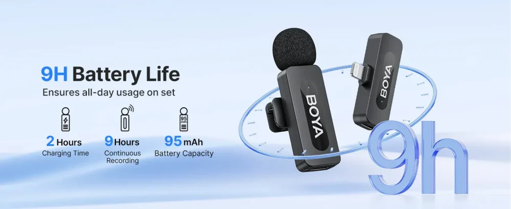 BOYA Wireless Microphone System BY-V20 - Image 6
