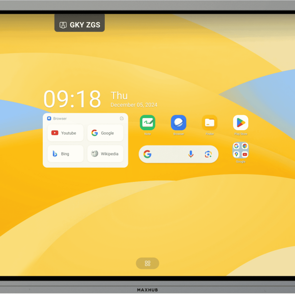 Maxhub Super Interactive E30 Series Smart Board (65" & 75") - 4K UHD, Multi-Touch, Wireless Sharing