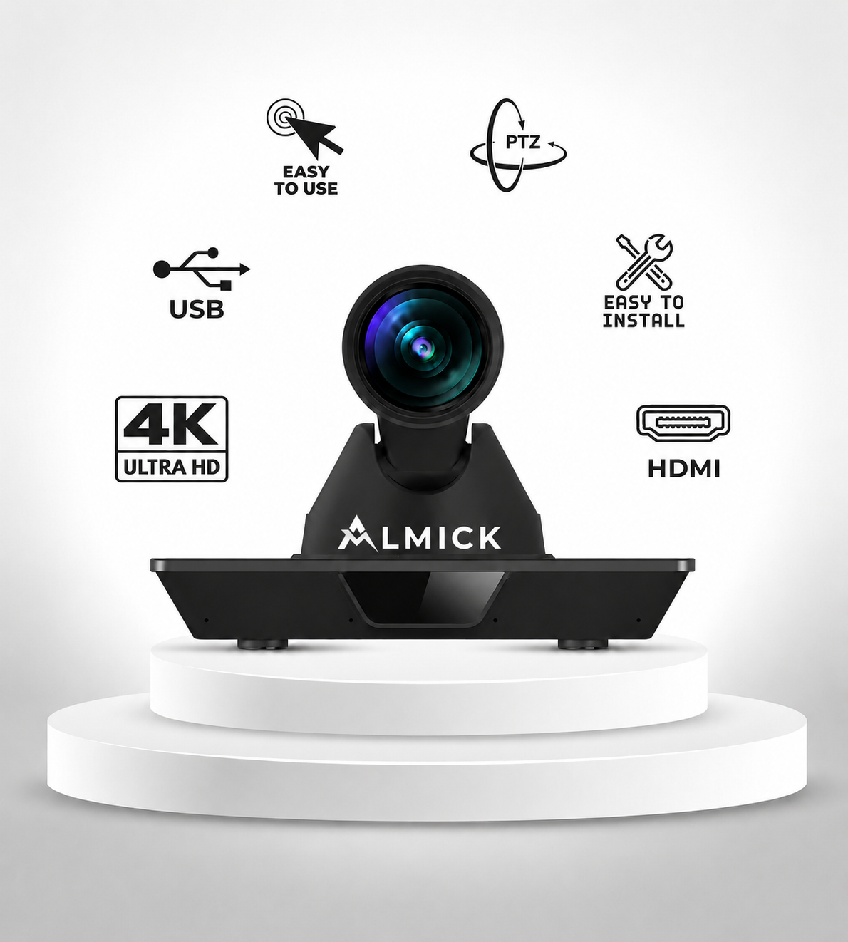 Almick 4k Ultra HD PTZ Camera-Almick 4K PTZ Camera: Uncompromising 4K Quality for the Modern Classroom - Image 3